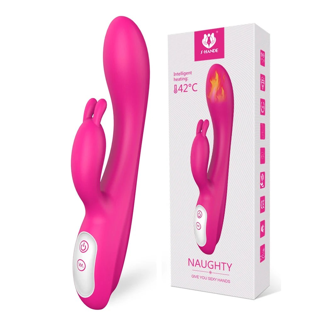 PHANXY rabbit vibrator displayed with full silhouette