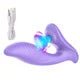 Vibrator with focused clitoral suction function