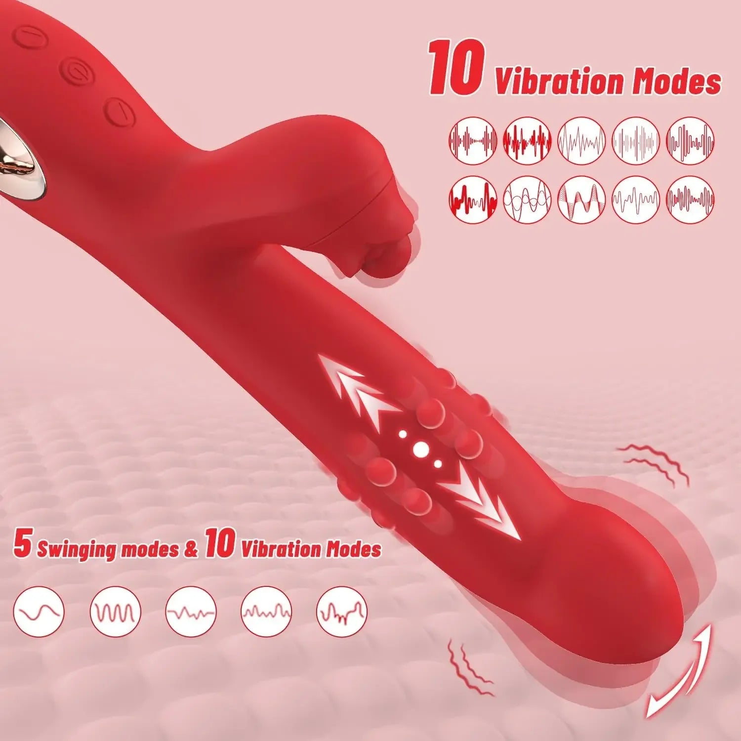 Rabbit Dildo Vibrator - Seductiva