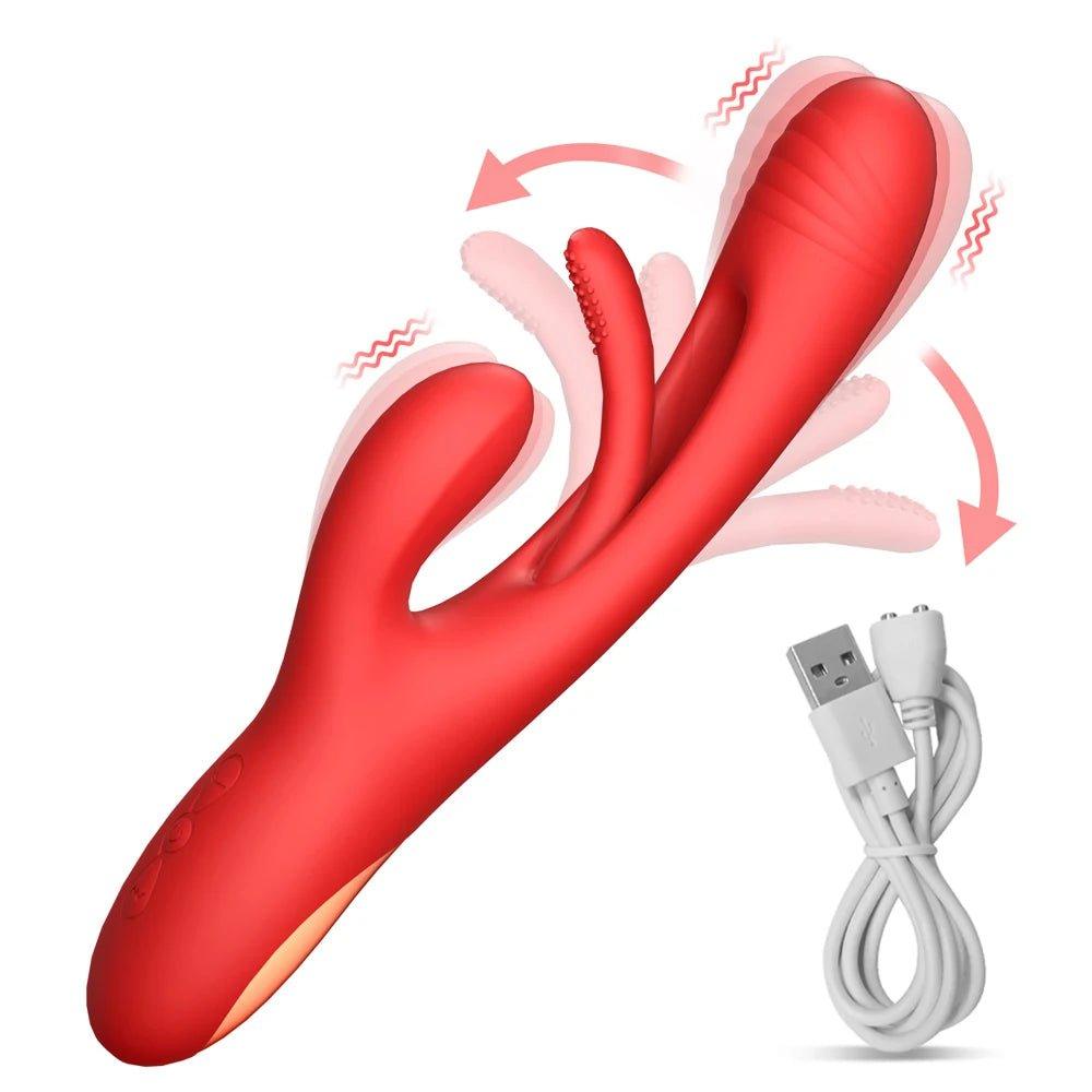Rabbit Tapping G-Spot Patting Vibrator for Women Sex Toy - Seductiva