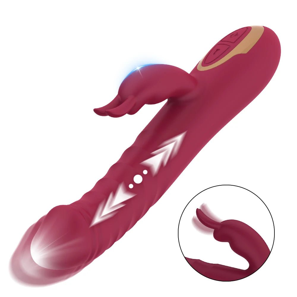Rabbit Thrust Dildo Vibrator Adult Sex Toy - Seductiva