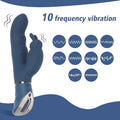Rabbit Vibrator 10 Vibratory Mode Sex Toy G-spot Female Dildo Vaginal Clitoris Double Vibrator AV Stick Sexual Adult Products - Seductiva