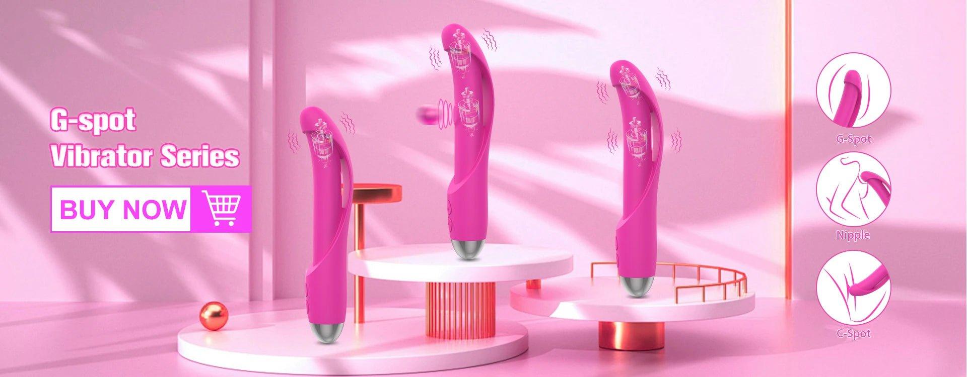 Rabbit Vibrator 10 Vibratory Mode Sex Toy G-spot Female Dildo Vaginal Clitoris Double Vibrator AV Stick Sexual Adult Products - Seductiva