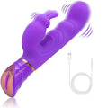 Rabbit Vibrator 10 Vibratory Mode Sex Toy G-spot Female Dildo Vaginal Clitoris Double Vibrator AV Stick Sexual Adult Products - Seductiva