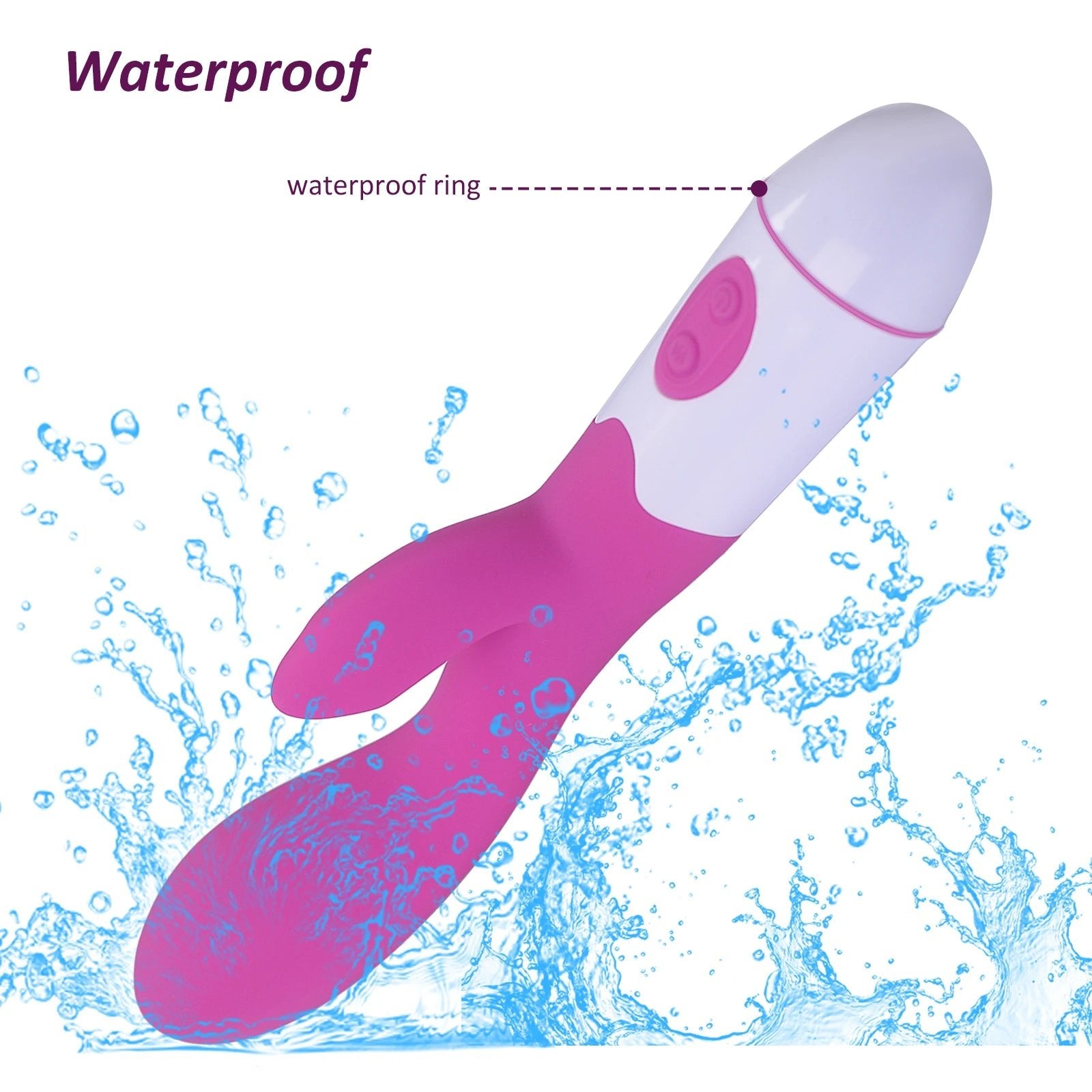 Seductiva G-spot vibrator featuring soft dual motors for stimulation