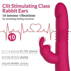 Rotating Beaded Thrusting Rabbit Vibrator Sex Toy - Seductiva