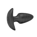 Seductiva black rotating plug highlighting contoured base for comfort