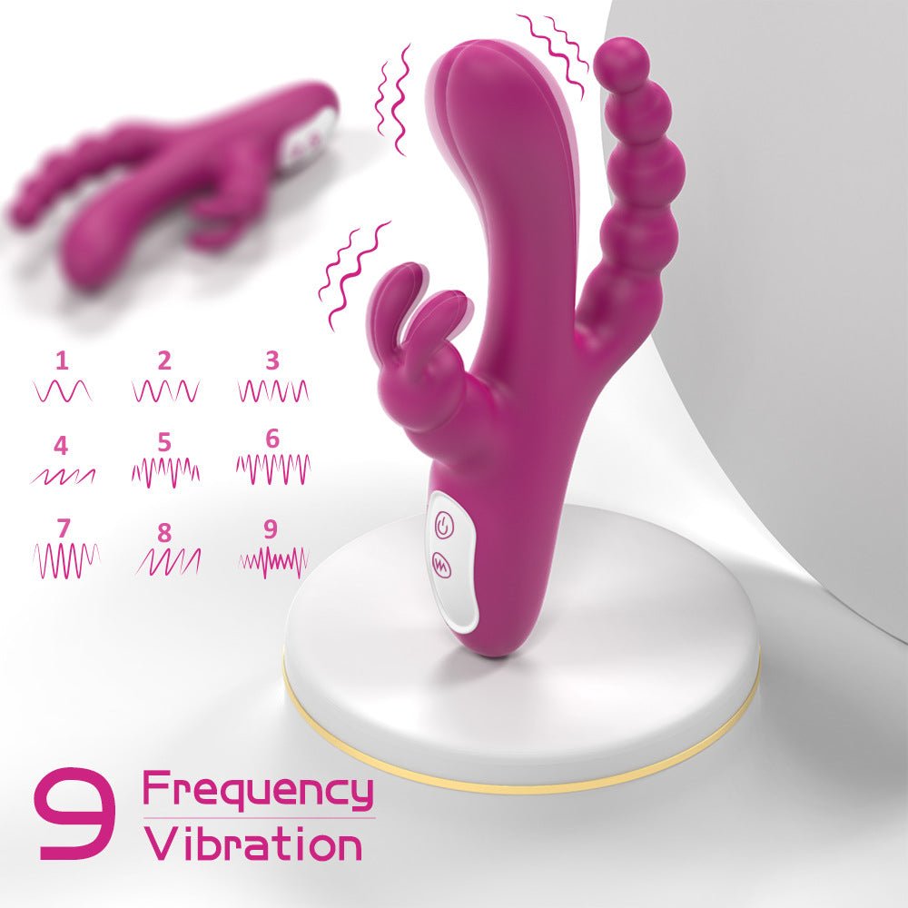 S - HANDE Rabbit Vibrator 3 in 1 Clitoris G spot - Seductiva