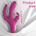 S - HANDE Rabbit Vibrator 3 in 1 Clitoris G spot - Seductiva