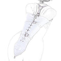 Sex Bdsm Bondage Handcuffs Toys Kit with Leather Open Mouth Mask Hood - Seductiva