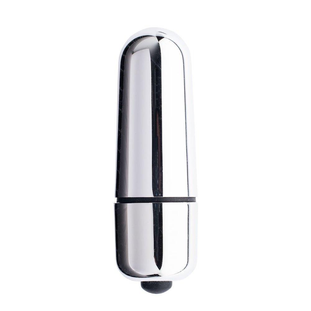 Share Satisfaction waterproof vibrating bullet shown in front view