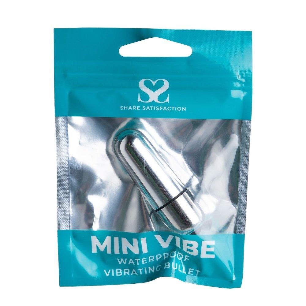 Mini bullet vibrator displayed from side angle highlighting smooth finish
