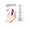 Silica Gel Recharge Finger Vibrator displayed flat with full product outline