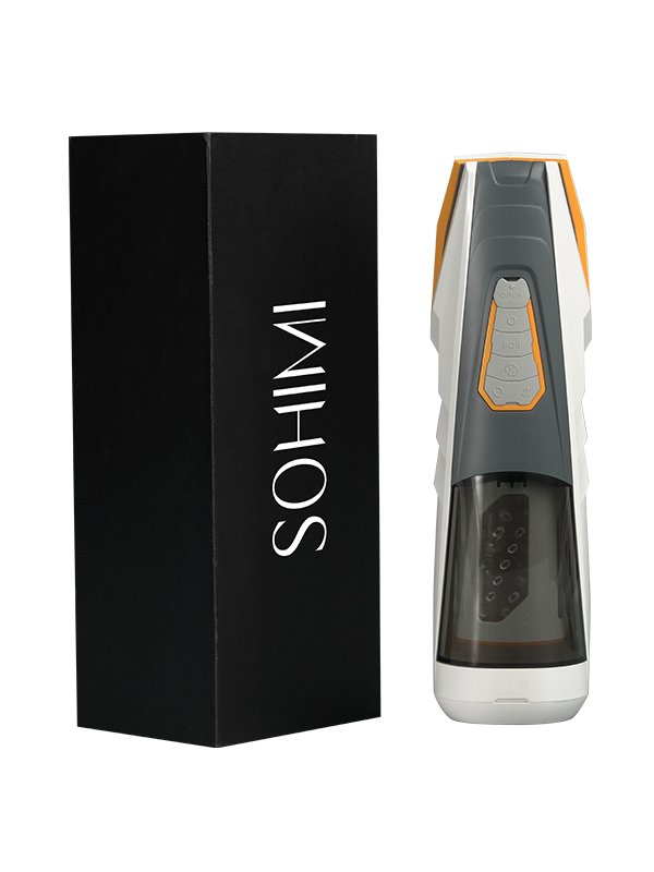 Packaging of Automatic Masturbator with 3 Thrusting & 4 Rotation Modes from Seductiva