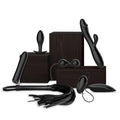 Seductiva souvenir box set with vibrator, jump egg, anal plug, whip and accessories