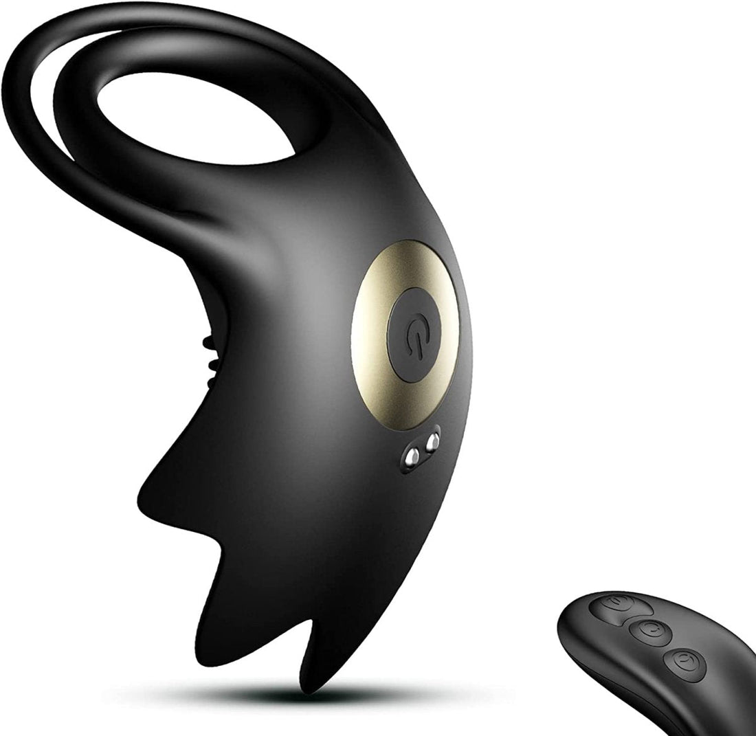 Animated GIF showing STARFISH testicles stimulator vibration in motion