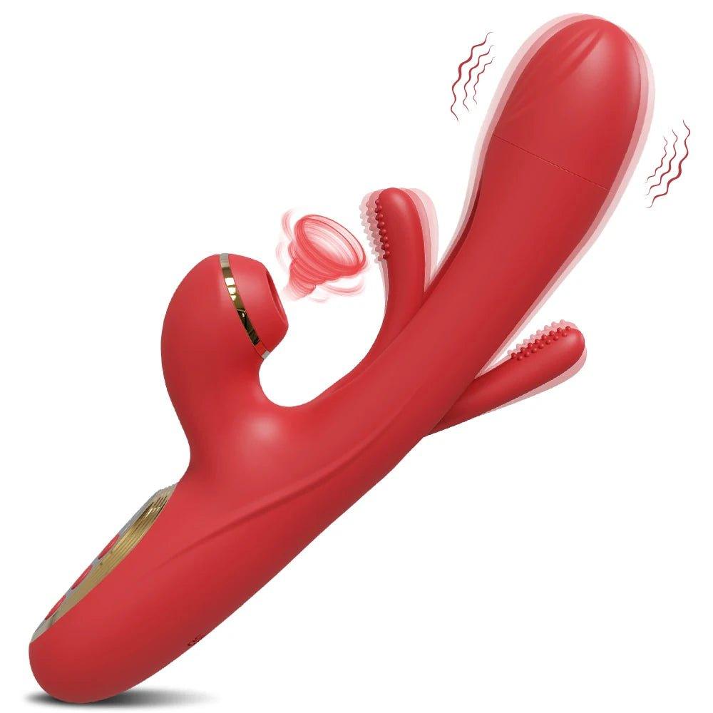 Tapping Flapping Vagina Vibrato Sex Toy for Woman - Seductiva
