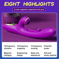 Tapping Flapping Vagina Vibrato Sex Toy for Woman - Seductiva