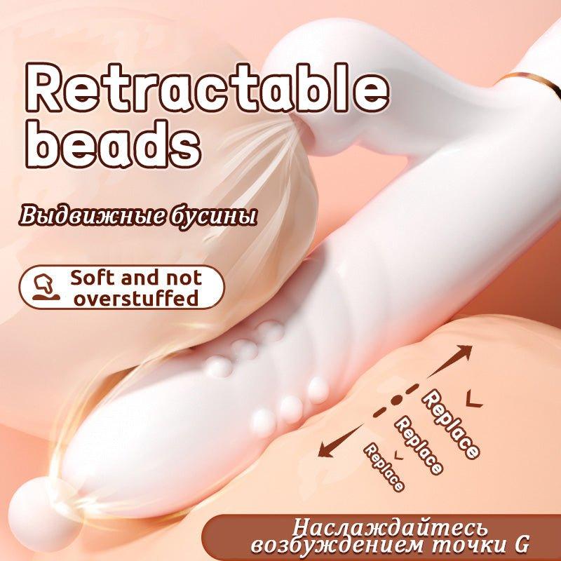 telescopic bead vibrator female adult products thrust gun sucking dildo vibrator g spot clit sucking sex toys woman Sex shops - Seductiva