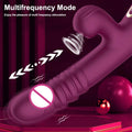 Side angle of thrusting vibrator highlighting telescopic pushing mechanism