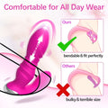 Thrusting anal vibrator featuring smooth silicone and magnetic charger