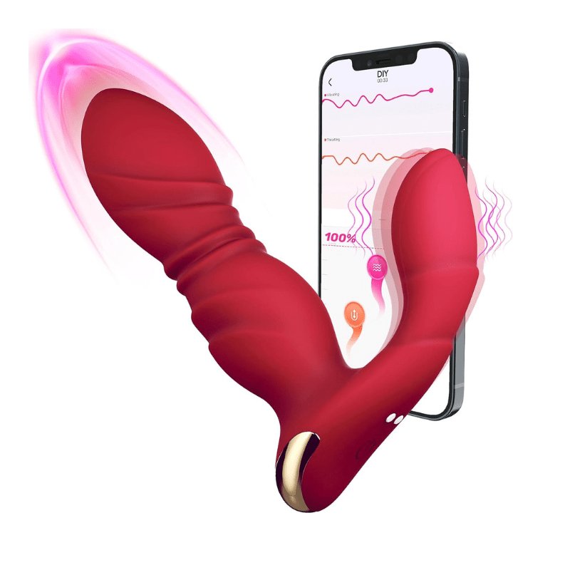 Packaging of Thrusting & Vibrating Wearable Super Quiet Butt Plug from Seductiva