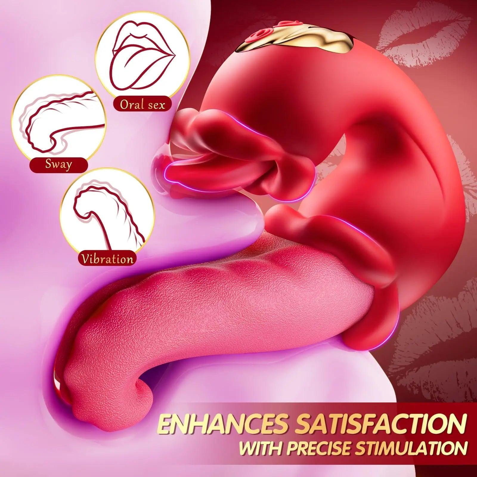 Tongue Swing Thrusting Vibrator | Licking & Thrusting Dual Stimulation | Seductiva NZ Tongue Swing Thrusting Vibrator | Licking & Thrusting Dual Stimulation | Seductiva NZ