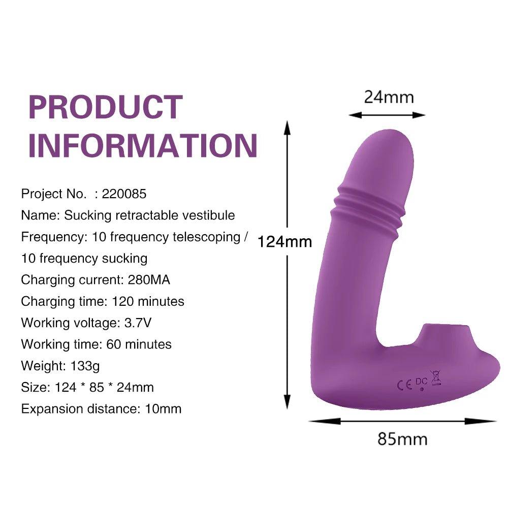 Wearable Sucking Vibrator | Hands-Free Clitoral Suction Stimulator Seductiva Wearable Sucking Vibrator | Hands-Free Clitoral Suction Stimulator Seductiva